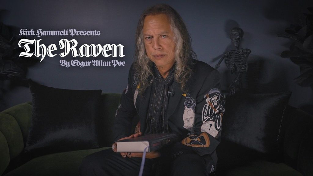 Get in the Halloween spirit by having Kirk Hammett read you Edgar Allen Poe, soundtracked by a Metallica song